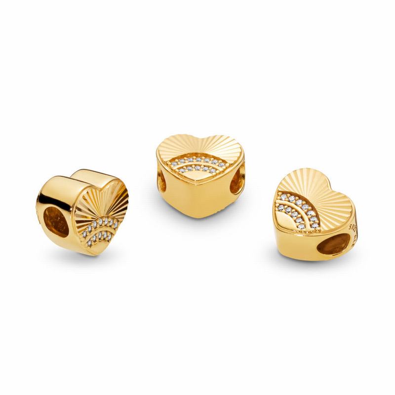 Pandora Shine™ Fan of Love Charm Gold Egypt AC5302164